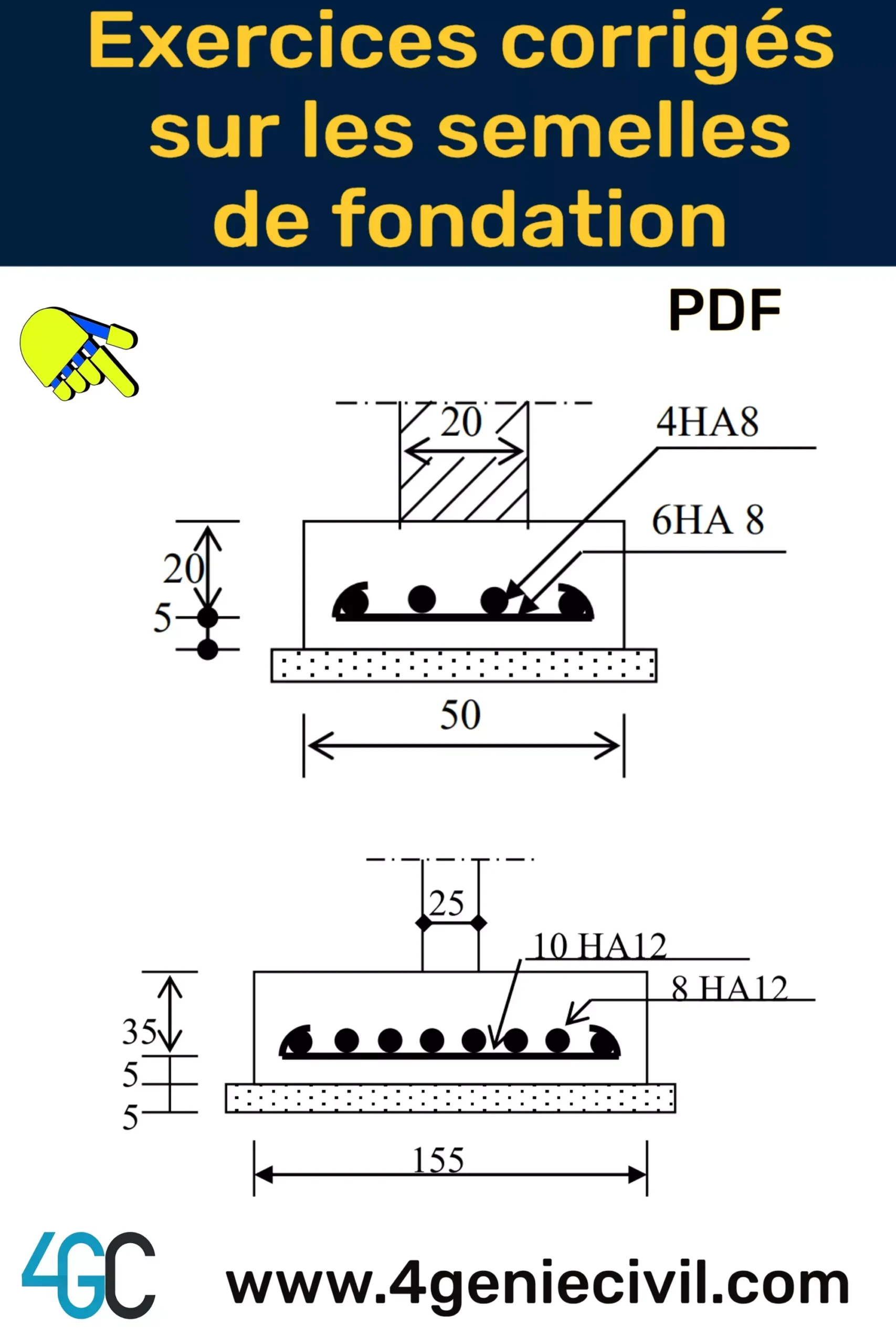 Techniques fondation sur semelle