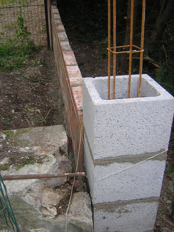 Installation coffrage poteau béton