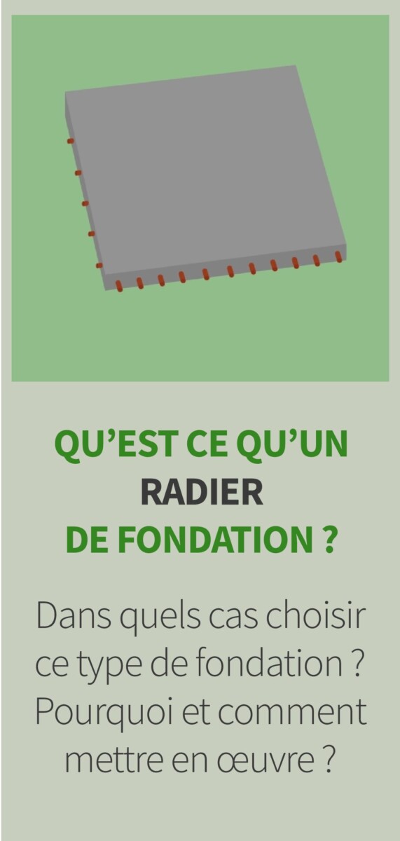 radier ou fondation projet