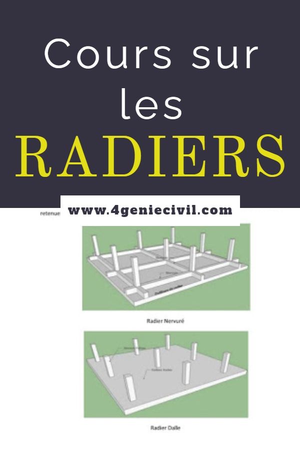 radier ou fondation projet