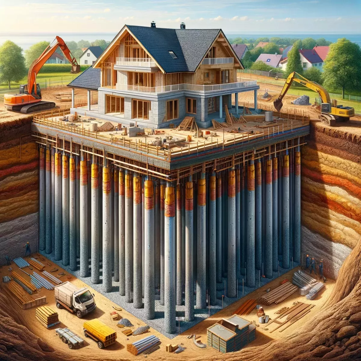 techniques de fondation par pieux