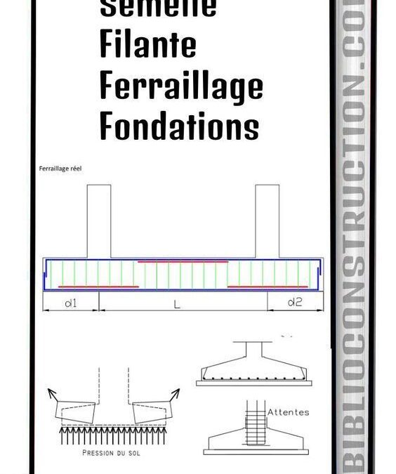 Installation semelle ferraillage