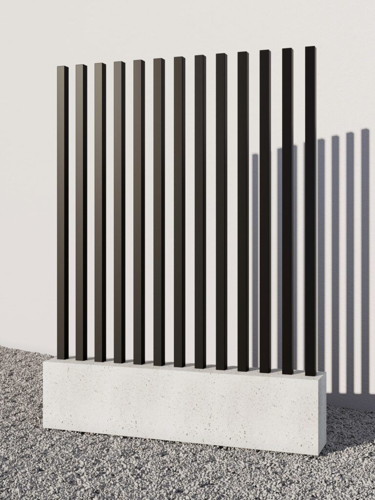 Économiser sur clôture béton