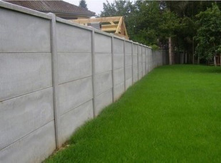 Design unique de clôture béton