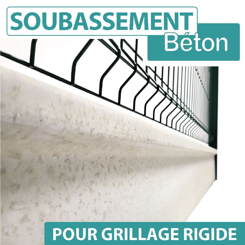 Installation plaque béton 2m