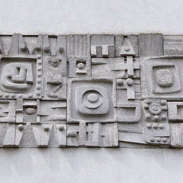 Plaque béton jardin moderne
