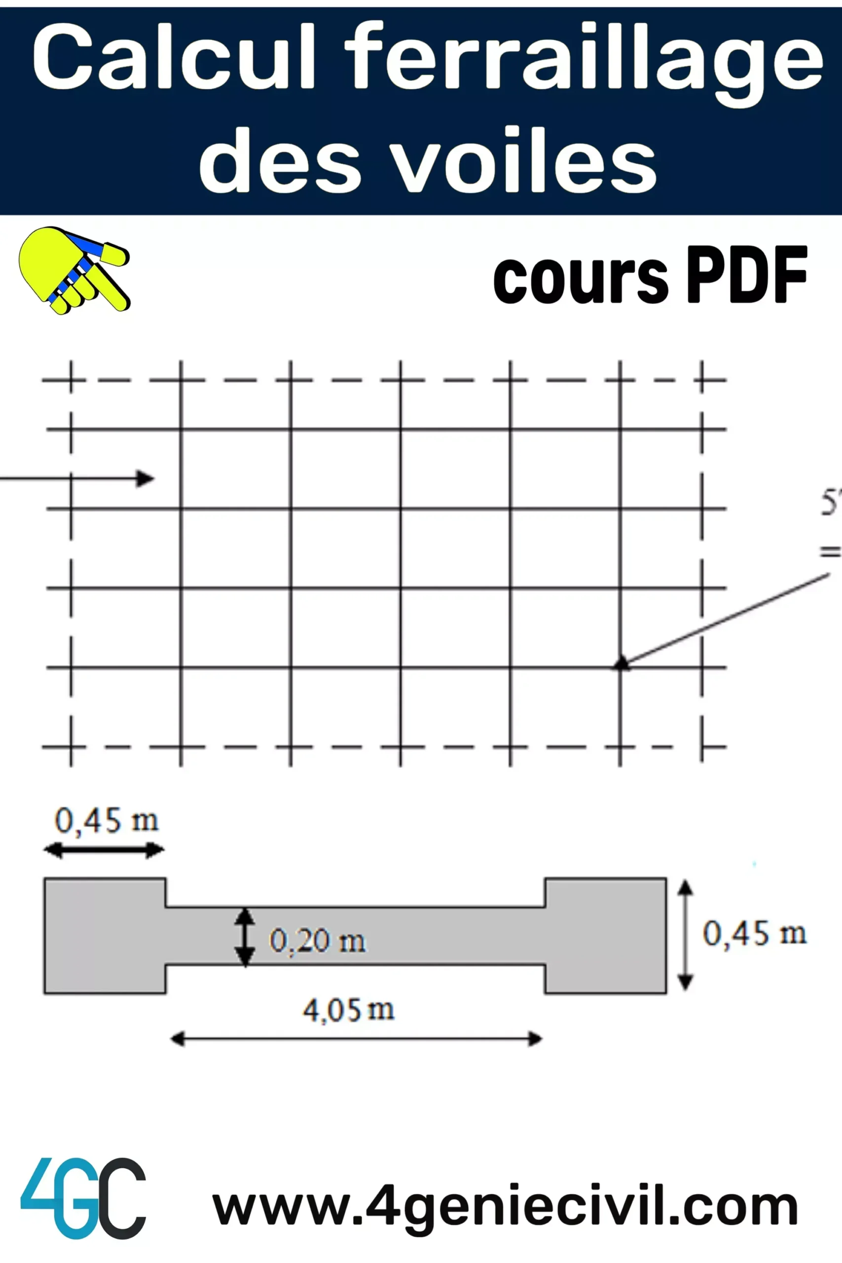 Construction solide avec ferraillage