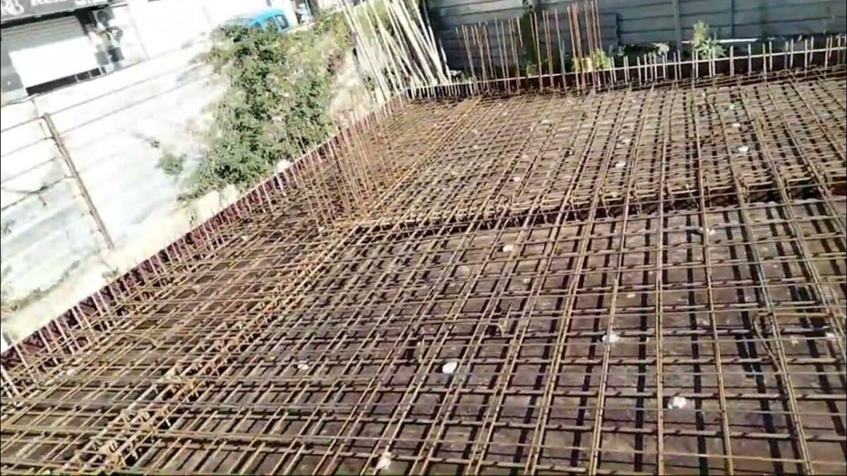 Installation ferraillage pour dalle