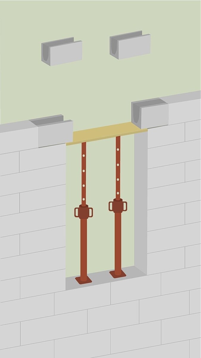 Renforcement par chainage béton