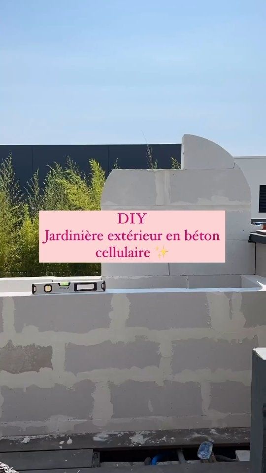 Muret léger en béton cellulaire