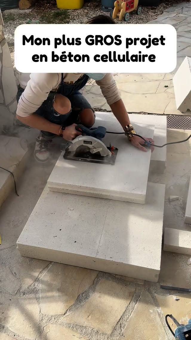 Muret léger en béton cellulaire