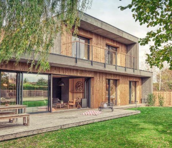 Maison préfabriquée en béton