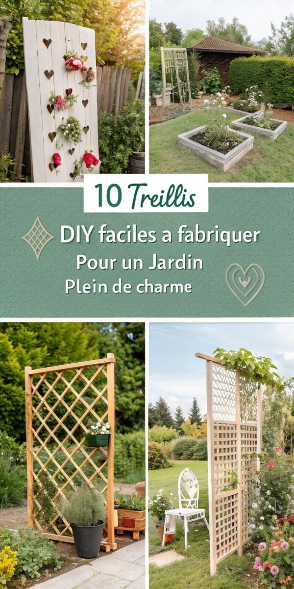 Treillis en bois alternatives