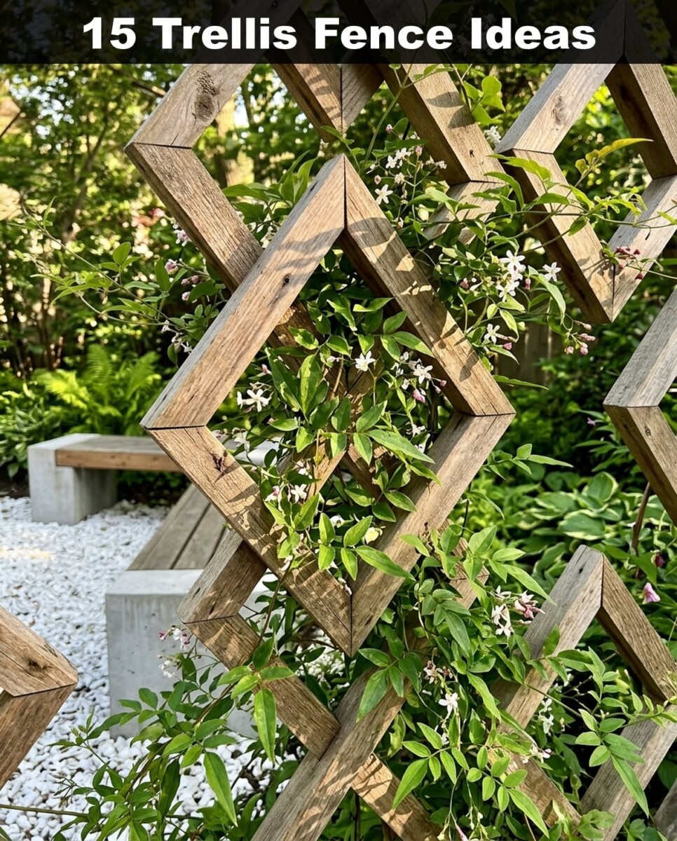Treillis de bois extérieur